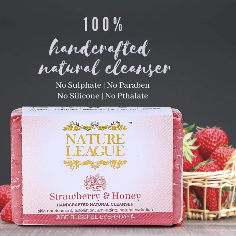 NATURE LEAGUE STRAWBERRY AND HONEY – 100% Natura...